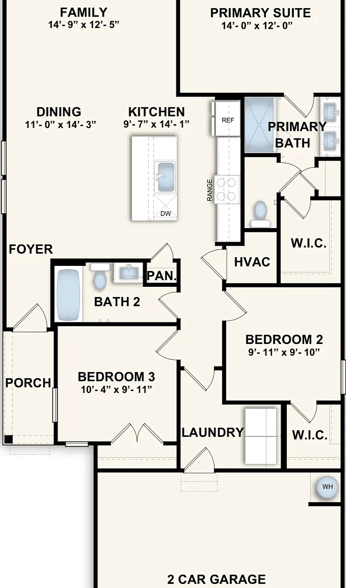 3 bed, 2.0 bath, 1307 sqft, $2,250 — Photo 2