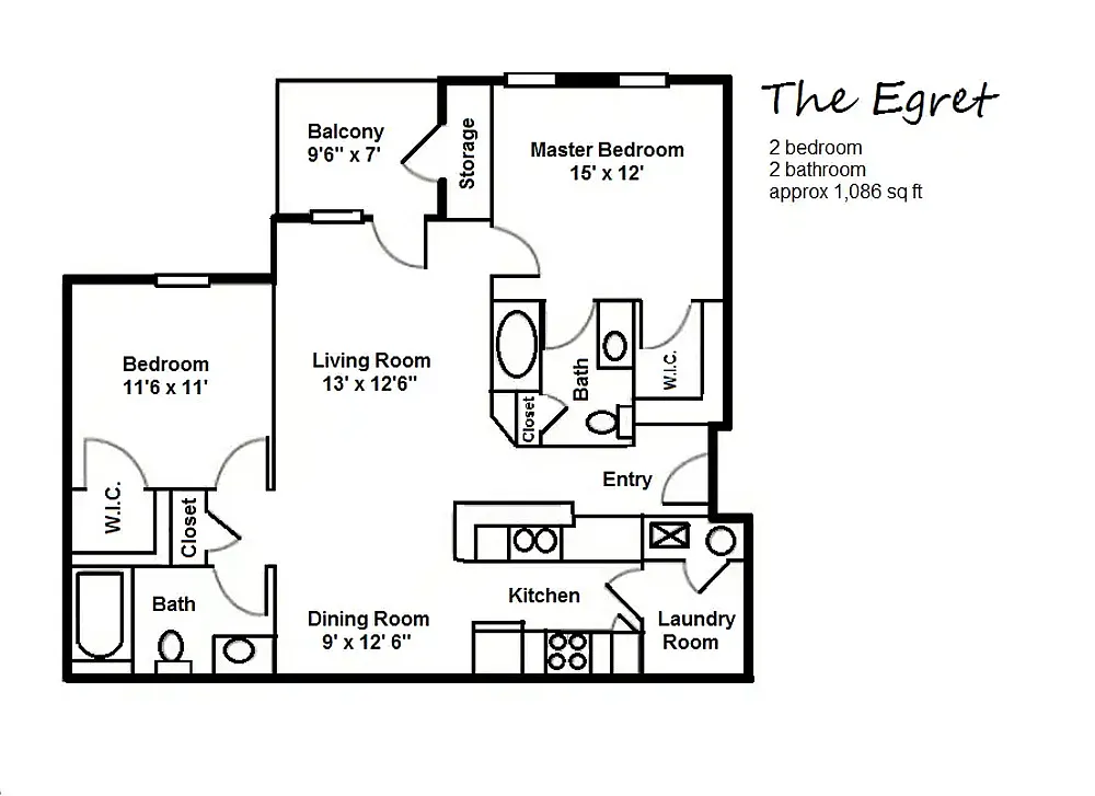 Floor plan Egret
