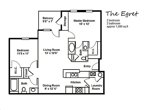 Floor plan Egret