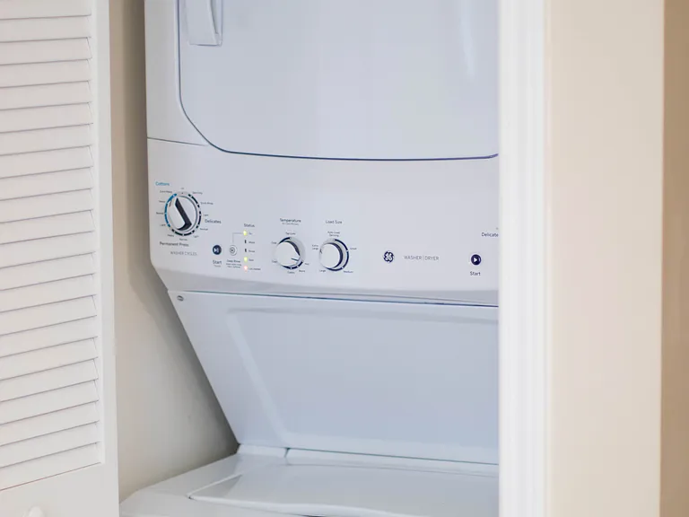 Washer and dryer.