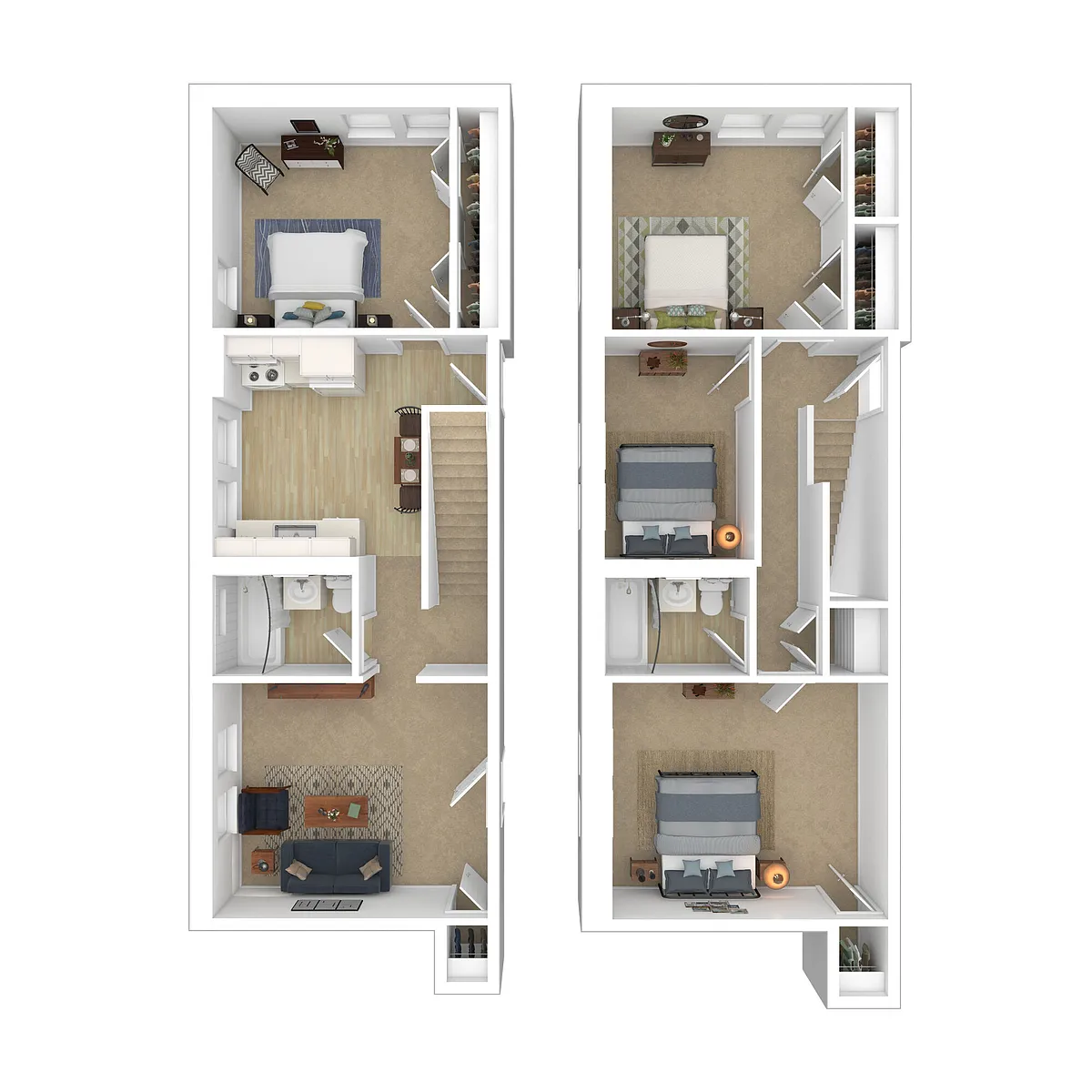 Floor plan 4 Bedroom 2 Bathroom