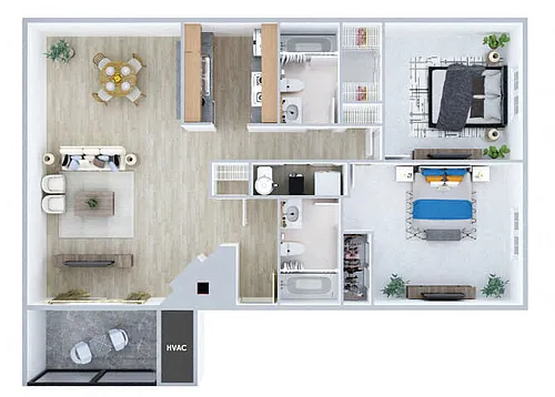 Floor plan B3