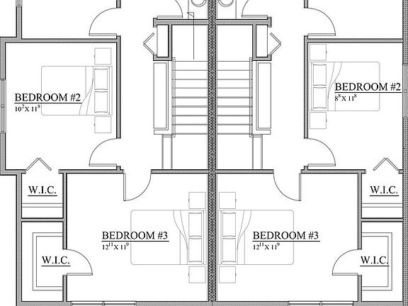 Left side only top floor