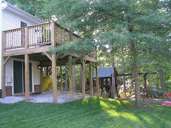 New wrap around deck.