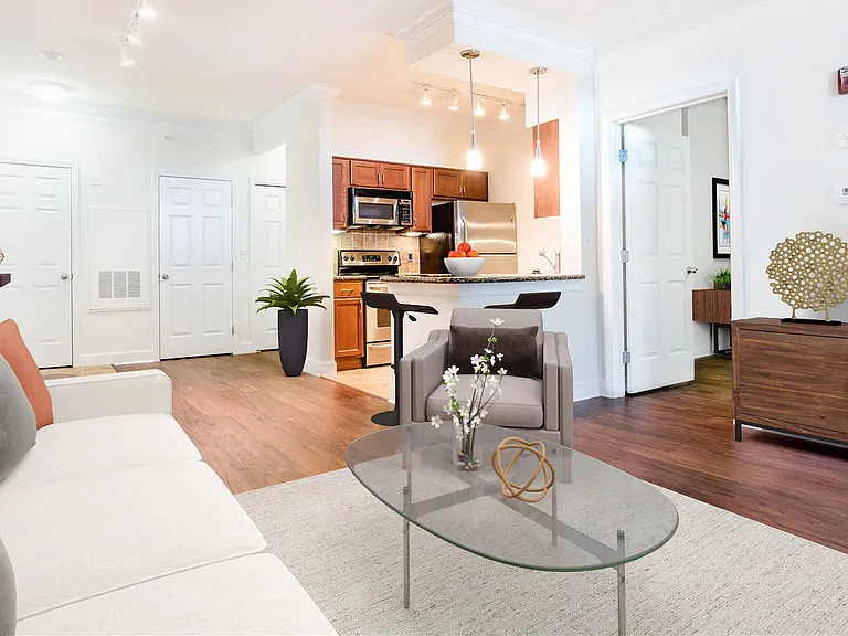 Living Room with Hard Surface Flooring