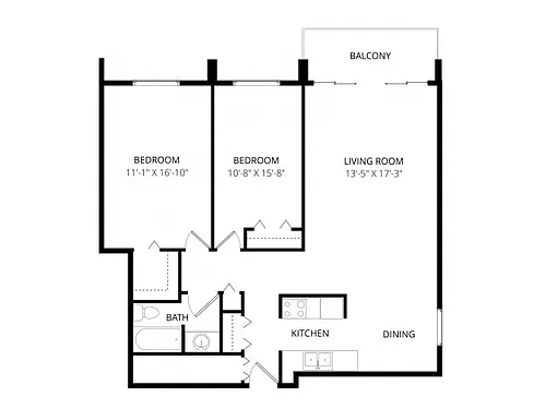 Floor plan The Versailles