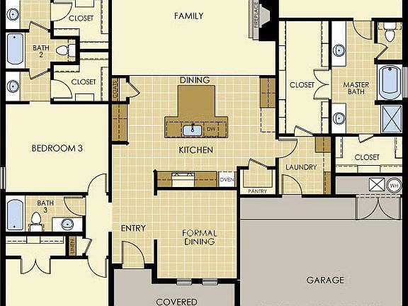 Actual floorplan is flipped