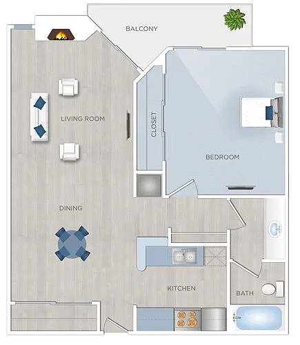 Floor plan G