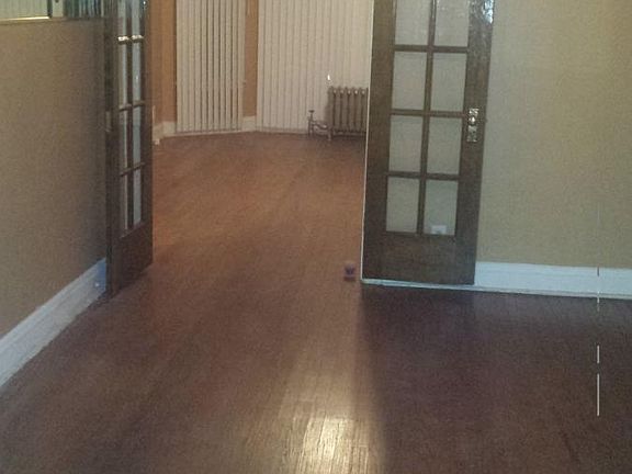 Dining room, living room with French doors separating rooms