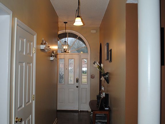 Entry - stained concrete