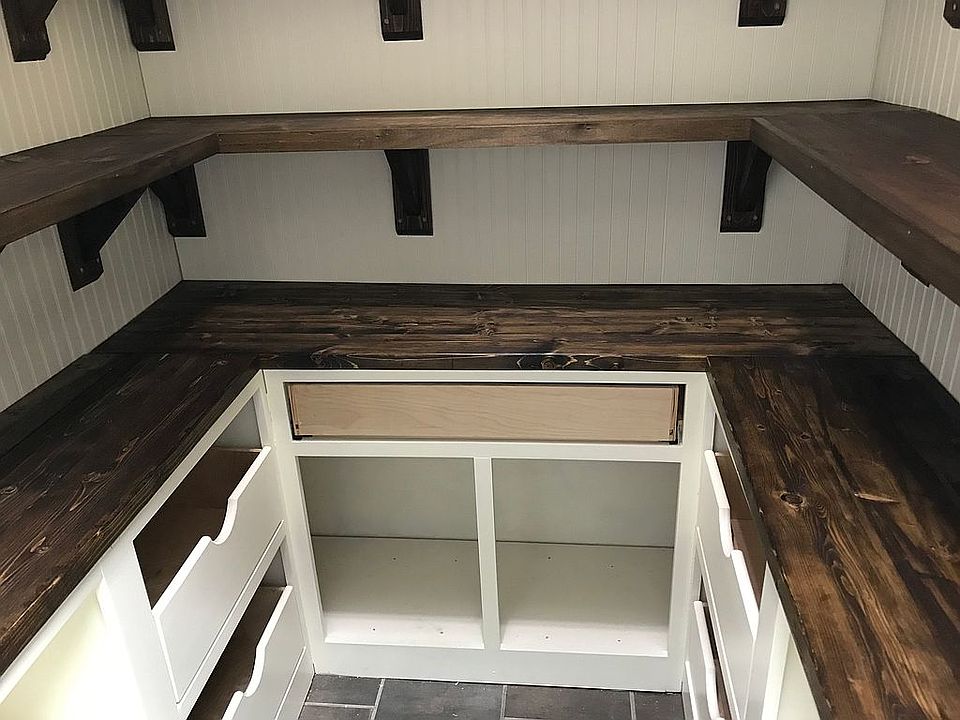 Newly constructed pantry