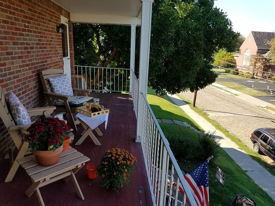 Porch view to Library and Church