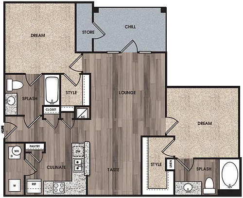 Floor plan Morrison