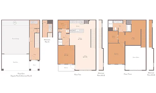 Floor plan TH1 - Townhome
