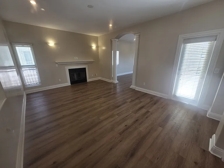 living space in the master suite. bathroom is directly to the right