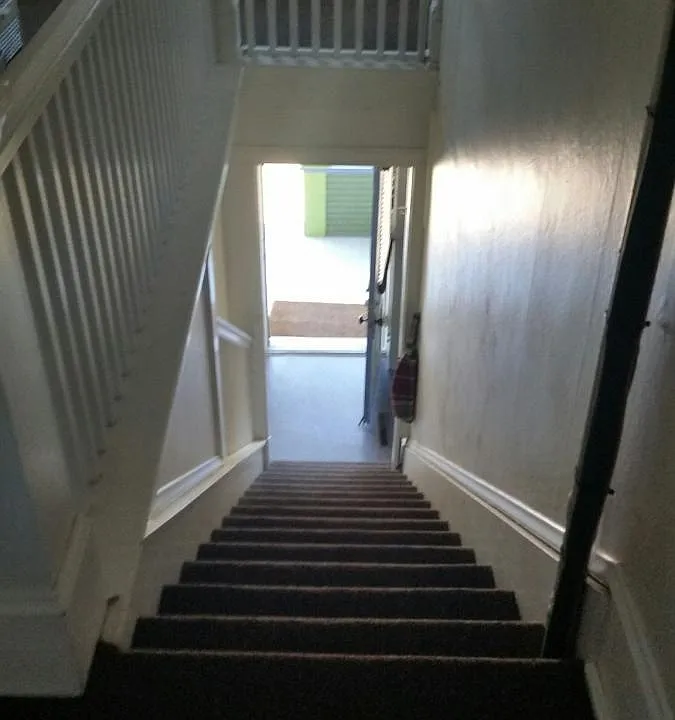 Stairs up to unit