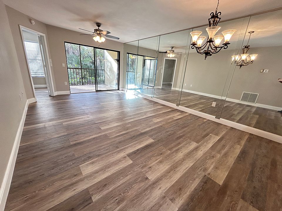 Open-plan living room and dining room.