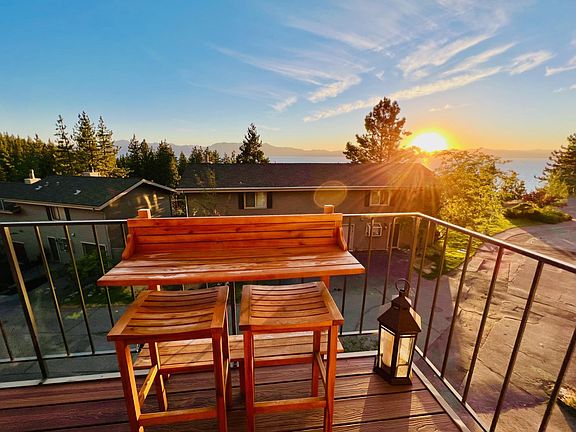Lake views from primary bdrm balcony