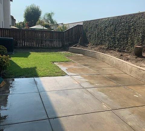 Back yard.