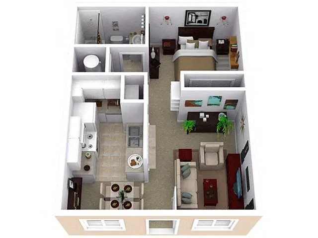Floor plan Zuni Deluxe 1