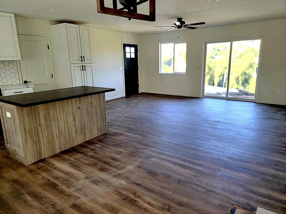 Living room, kitchen, dining room combo