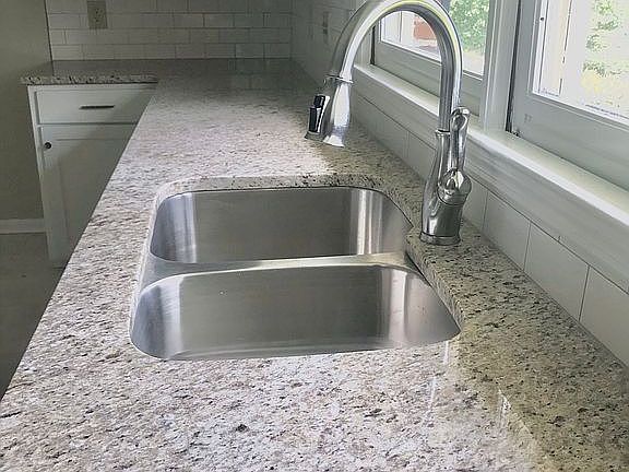  granite and subway tile