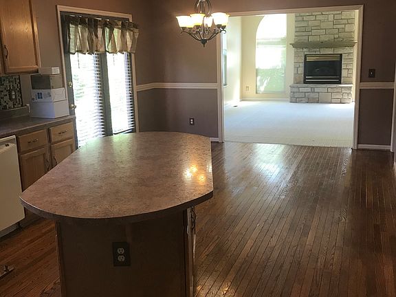 Kitchen into Family Room