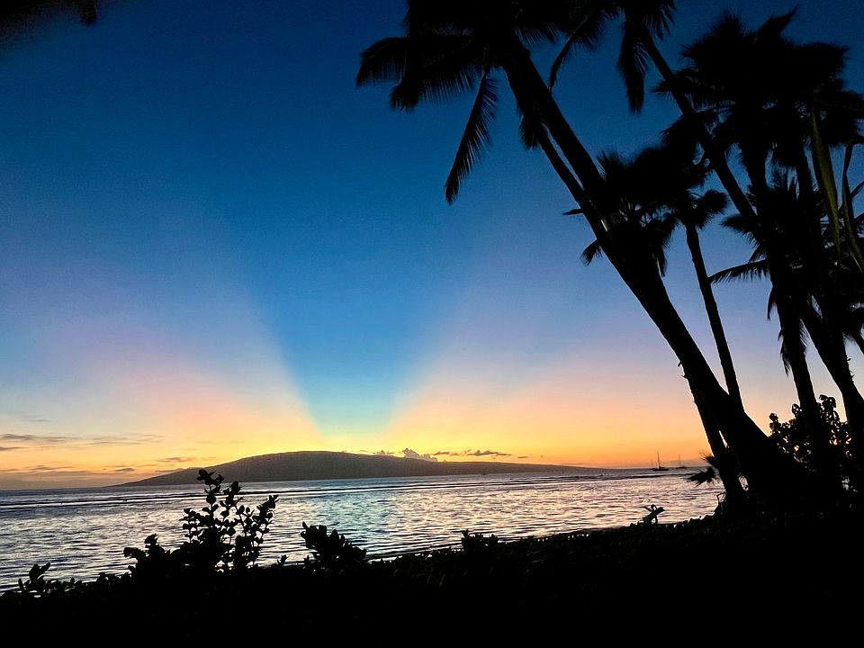 October 30, 2025 sunset in front of the resort, no filter.