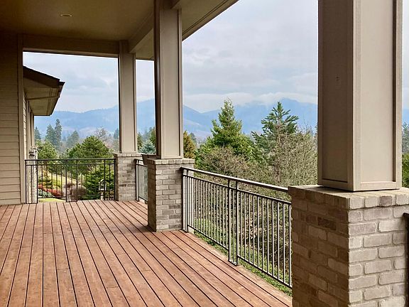 Large covered view deck