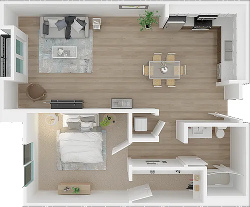 Floor plan Clemente