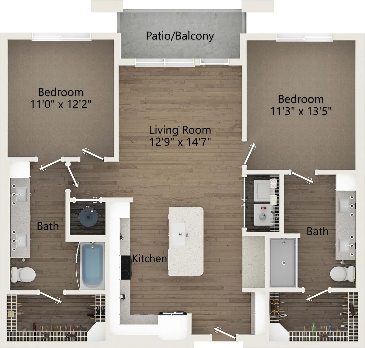 Floor plan Soothe