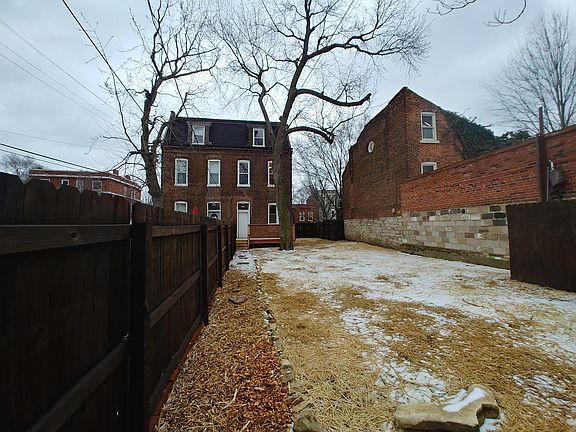 Extra large backyard.