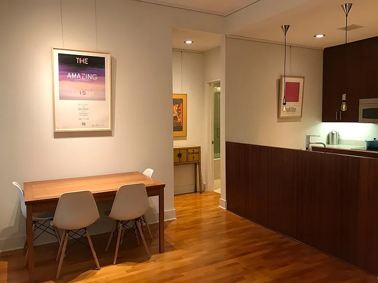 Dining area adjacent to chef's kitchen