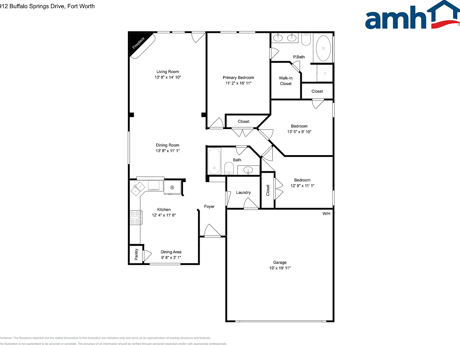 3 bed, 2.0 bath, 1408 sqft, $1,870 — Photo 2