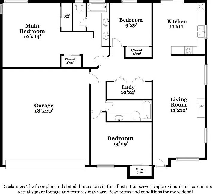3 bed, 2.0 bath, 1172 sqft, $2,085 — Photo 2