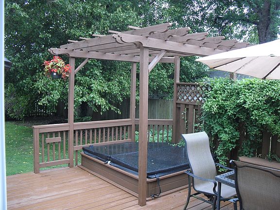 Oasis deck area