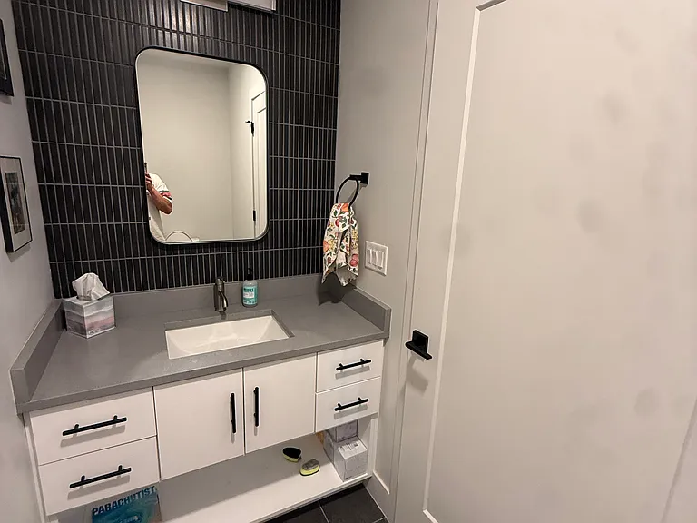 Guest bathroom on main floor