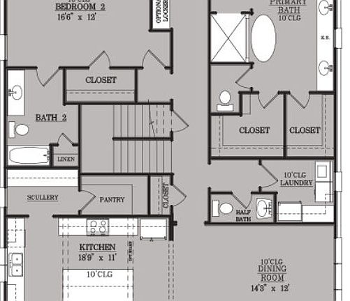 Laurel Floorplan First Floor