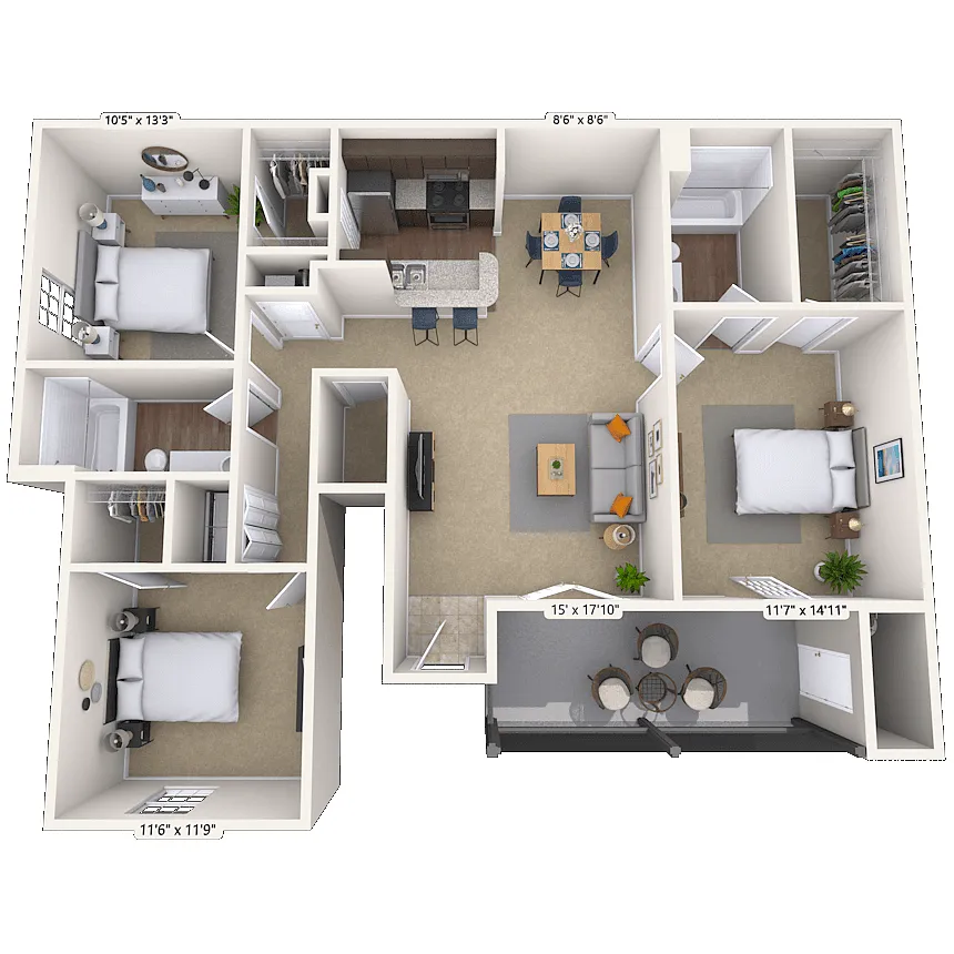 Floor plan Huntington