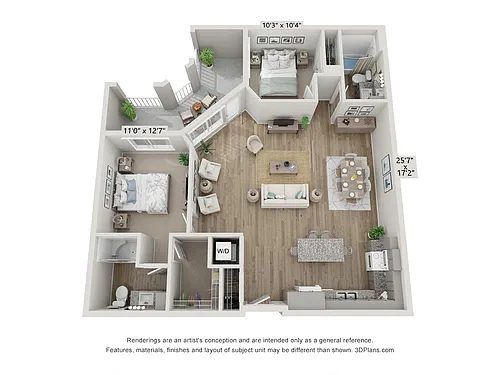 Floor plan 2C