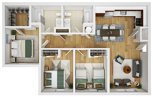 Floor plan 3X2