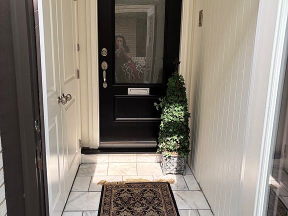 Private Entry with mailslot in front door