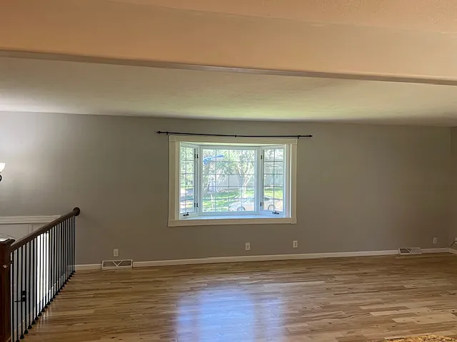 Living Room with Bay Window.