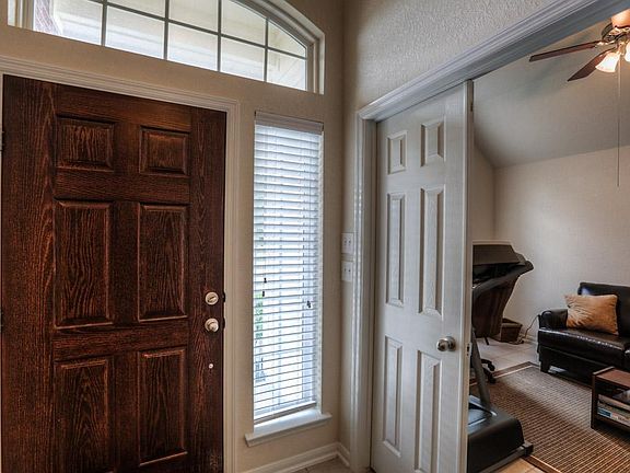 Private study with french doors just off of entry.