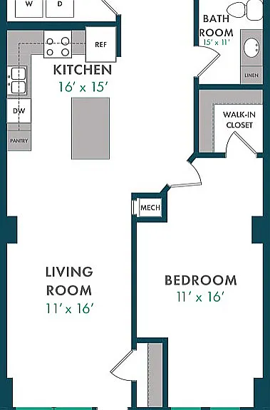 Floor Plan C2 | Domain | Apartments in Madison, WI Floor Plan C2 | Domain | Apartments in Madison, WI