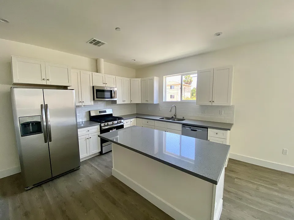 Beautiful open style kitchen and living space.