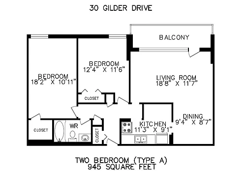 Floor plan 2BR