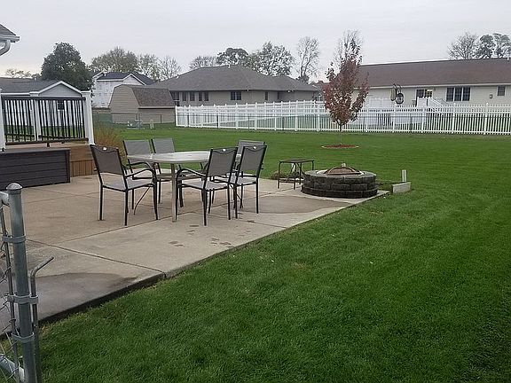 Concrete patio