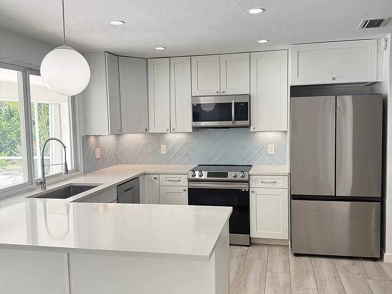 Newly remodeled kitchen