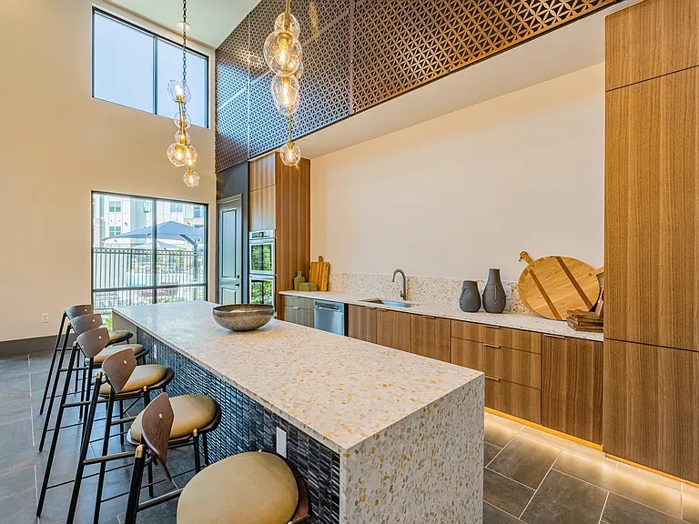 A stylish setting for downtime or get-togethers.